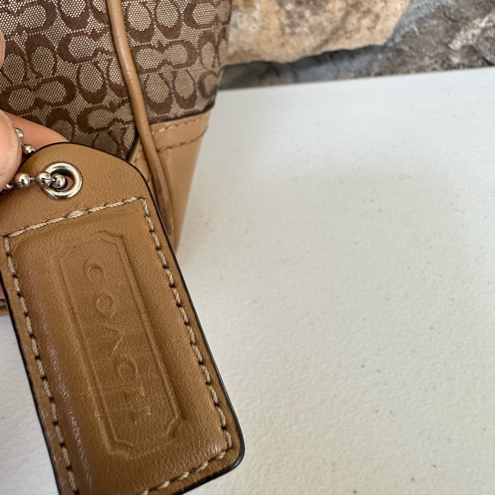 Coach Brown Medium Zip Purse - Picture 2 of 5